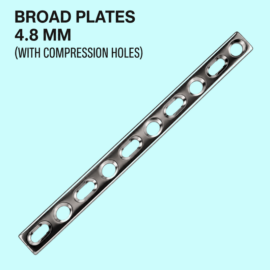 Broad Plates 4.8 Mm (auto Compression Holes)
