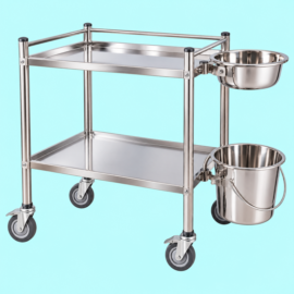 Dressing Trolley With Bowl & Bucket