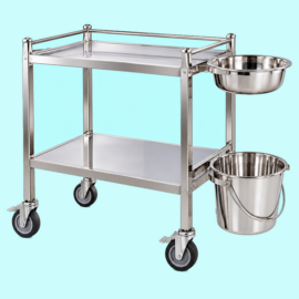 Dressing Trolley With Bowl & Bucket