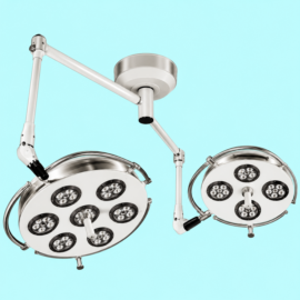 Shadowless Ceiling Model Operation Light (22″ Dia. Dome With 4 + 4 Reflectors)