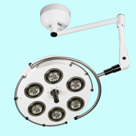 Shadowless Ceiling Model Operation Light (22″ Dia. Dome With 7 Reflectors)